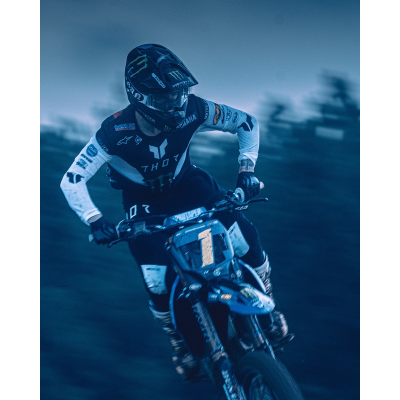Lunettes de motocross Alpinestars Supertech Vision DNGR38 XXV noir-argent avec plexiglas argent miroir