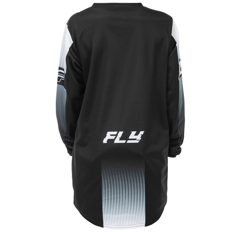 Dětský motokrosový dres FLY Racing F-16 černo-bílý