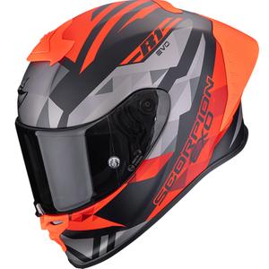 Casque moto intégral Scorpion EXO-R1 EVO II Air Valere noir mat-rouge