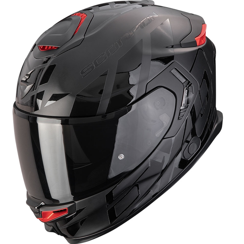 Casque moto intégral Scorpion EXO-GT SP Air Noble noir mat-noir