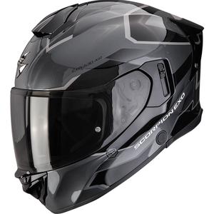 Casque moto intégral Scorpion EXO-530 Air Clip argent-noir