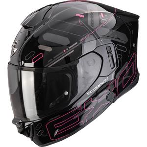 Casque moto intégral Scorpion EXO-530 Air Fond noir-rose