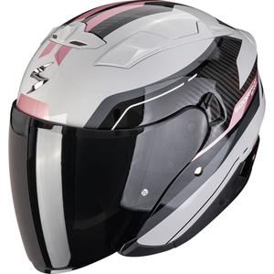 Casque moto ouvert Scorpion EXO-230 Hipe gris-rose