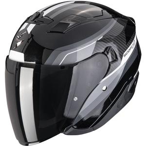Casque moto ouvert Scorpion EXO-230 Hipe noir-argent