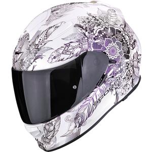 Casque moto intégral Scorpion EXO-491 Dream blanc caméléon