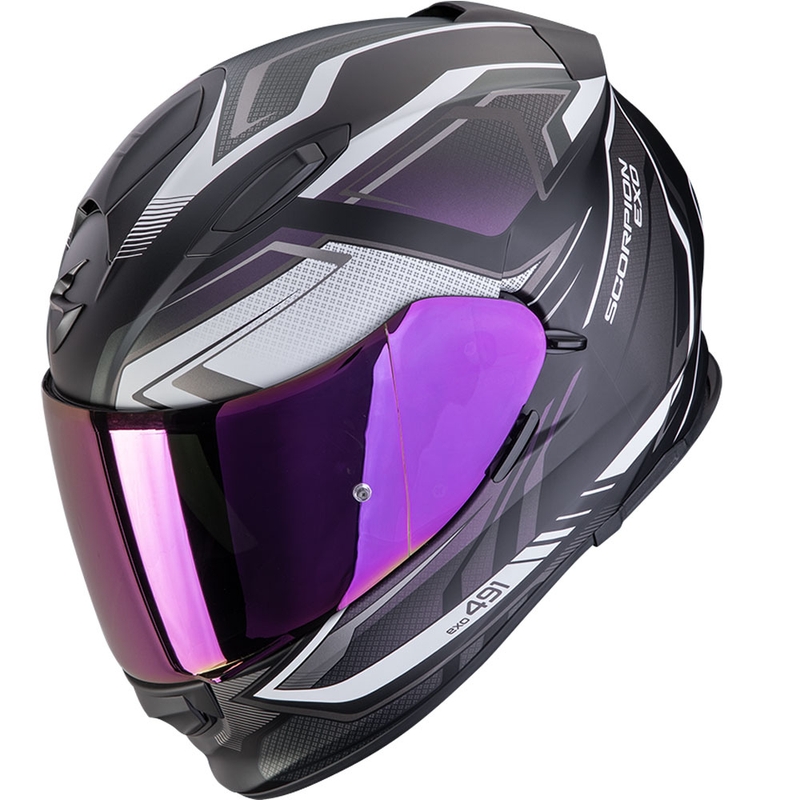 Casque moto intégral Scorpion EXO-491 Zumo noir mat caméléon