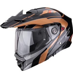 Casque moto enduro Scorpion ADX-2 Kamps noir-cuivre