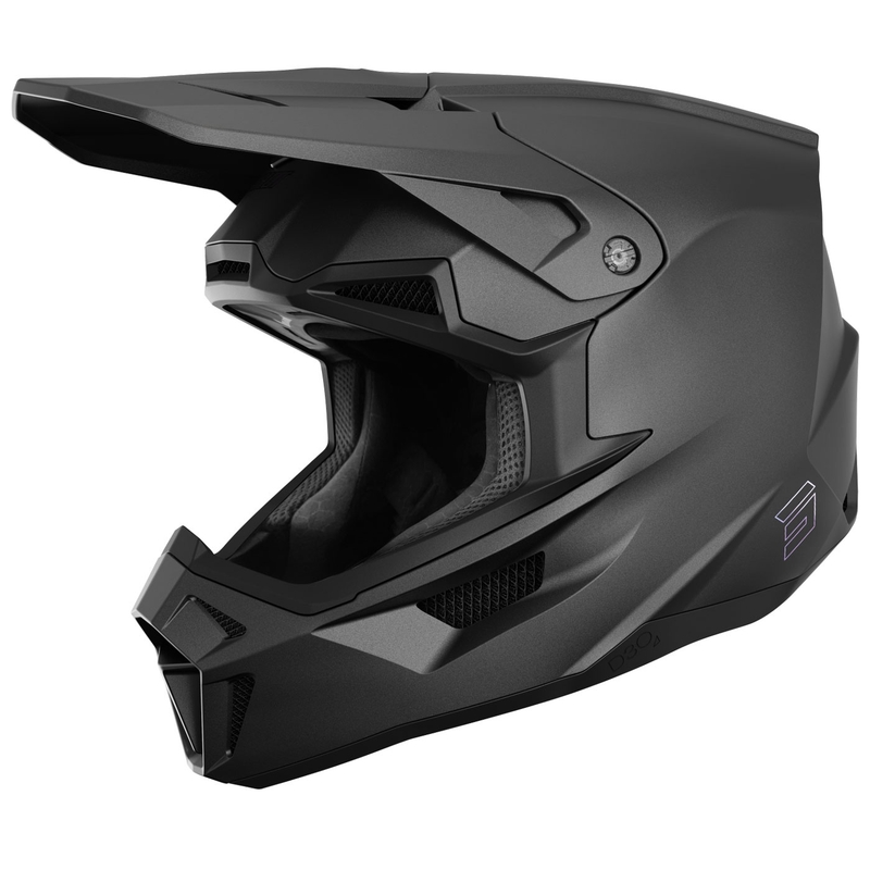 Motokrosová helma Shot Lite Solid matná černá