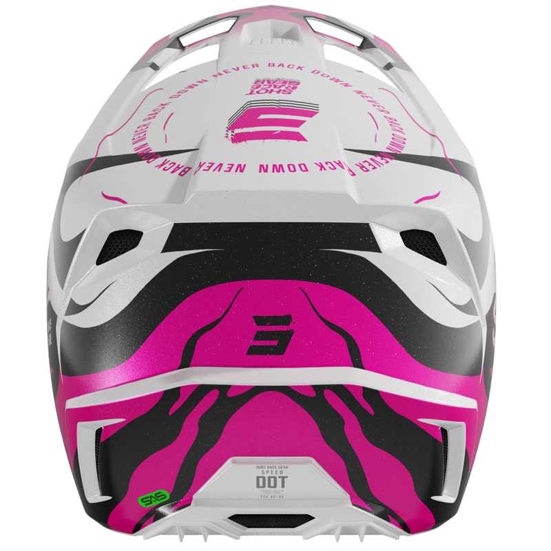 Motokrosová přilba Shot Speed Beast perleťově růžová