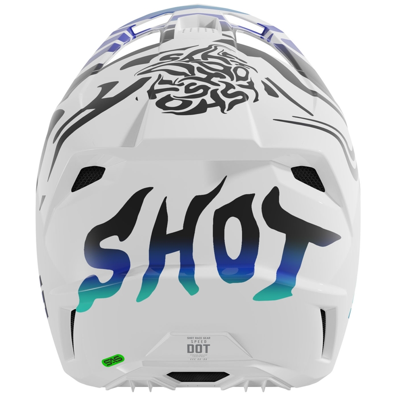 Motokrosová přilba Shot Speed Ghost lesklá modrá