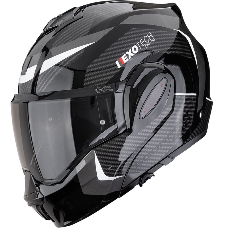 Casque moto modulable Scorpion EXO-TECH EVO PRO Accuti noir-argent