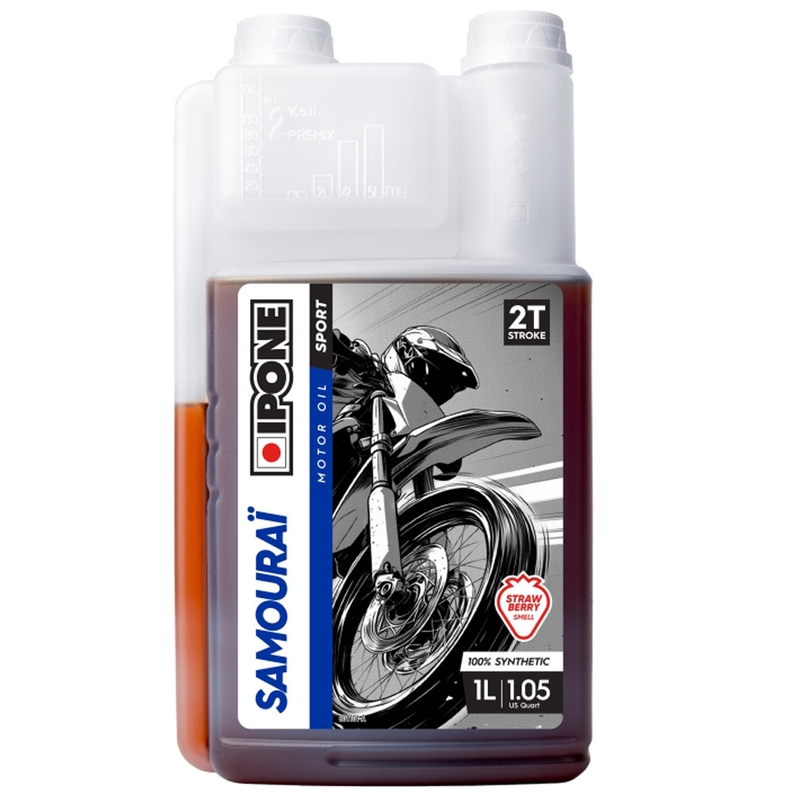 Huile moteur Ipone Samourai Racing 2T 1 l Fraise