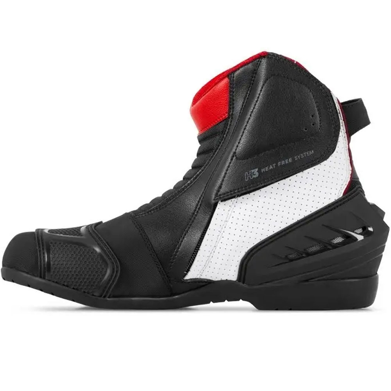 Bottes moto Shima SX-6 noir-blanc-rouge
