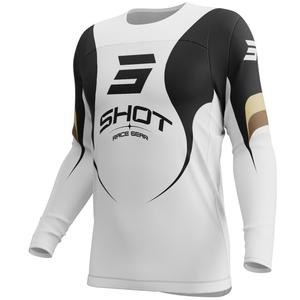 Motokrosový dres Shot Contact Manta bílý