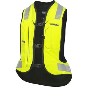Gilet airbag électronique HELITE e-Turtle jaune fluo