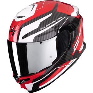 Casque moto intégral Scorpion EXO-GT SP Air Flex rouge-blanc