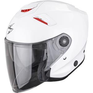 Casque moto jet Scorpion EXO-GT Solid, blanc nacré
