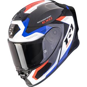Casque moto intégral Scorpion EXO-R1 EVO II Carbon Air Propel noir-blanc-rouge
