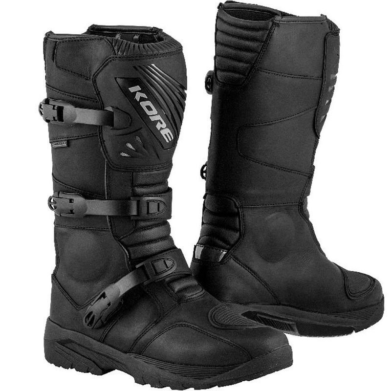 Bottes de moto Kore Adventure Long 3.0 noires