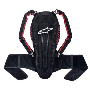 Alpinestars Nucleon KR-2 noir et rouge protection de la colonne vertébrale