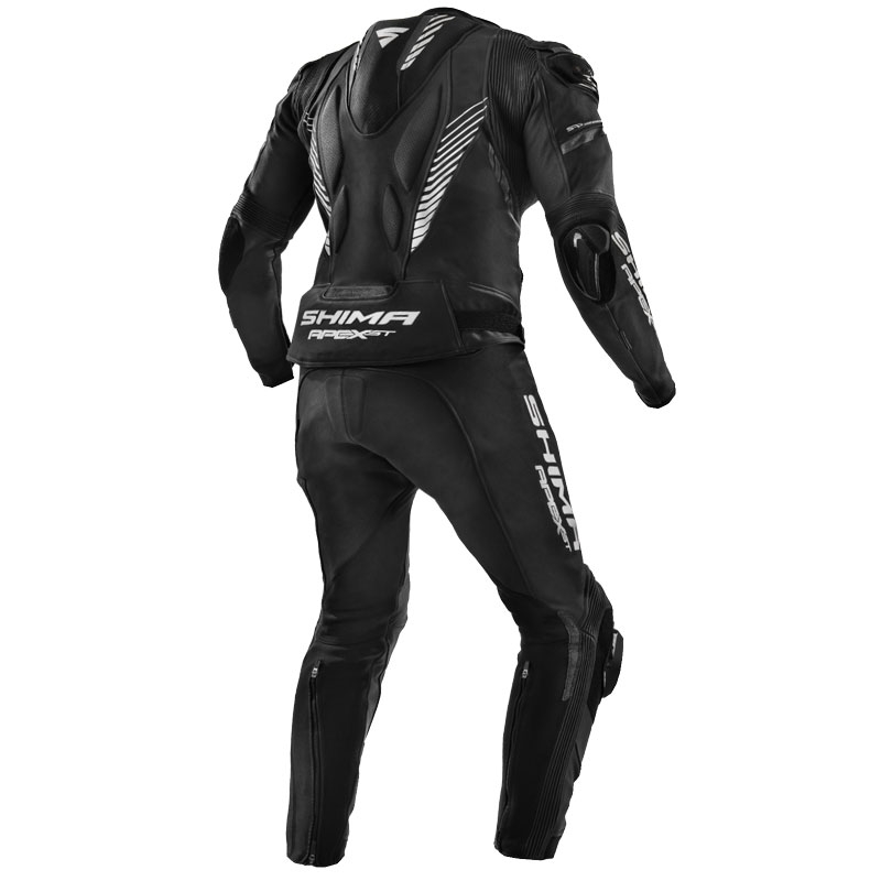 Shima Apex Black Motorcycle Coverall (combinaison de moto noire) soldes