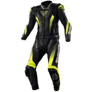 Shima Apex Black-Fluo Yellow Motorcycle Coverall (combinaison de moto)