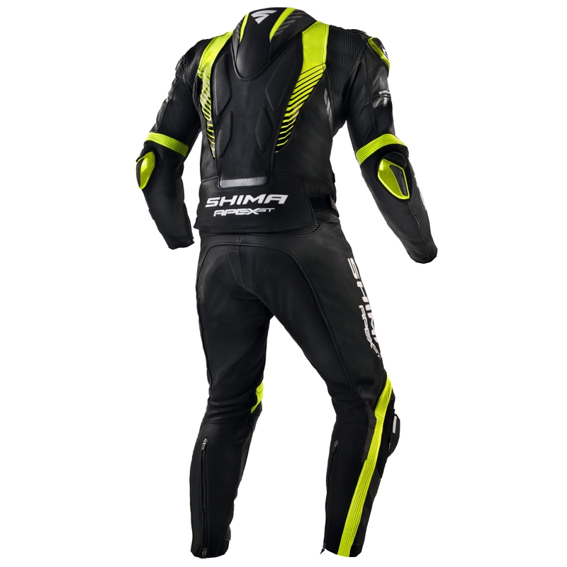 Shima Apex Black-Fluo Yellow Motorcycle Coverall (combinaison de moto)