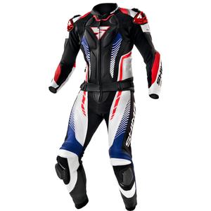 Combinaison de moto Shima Apex noir-blanc-rouge soldes