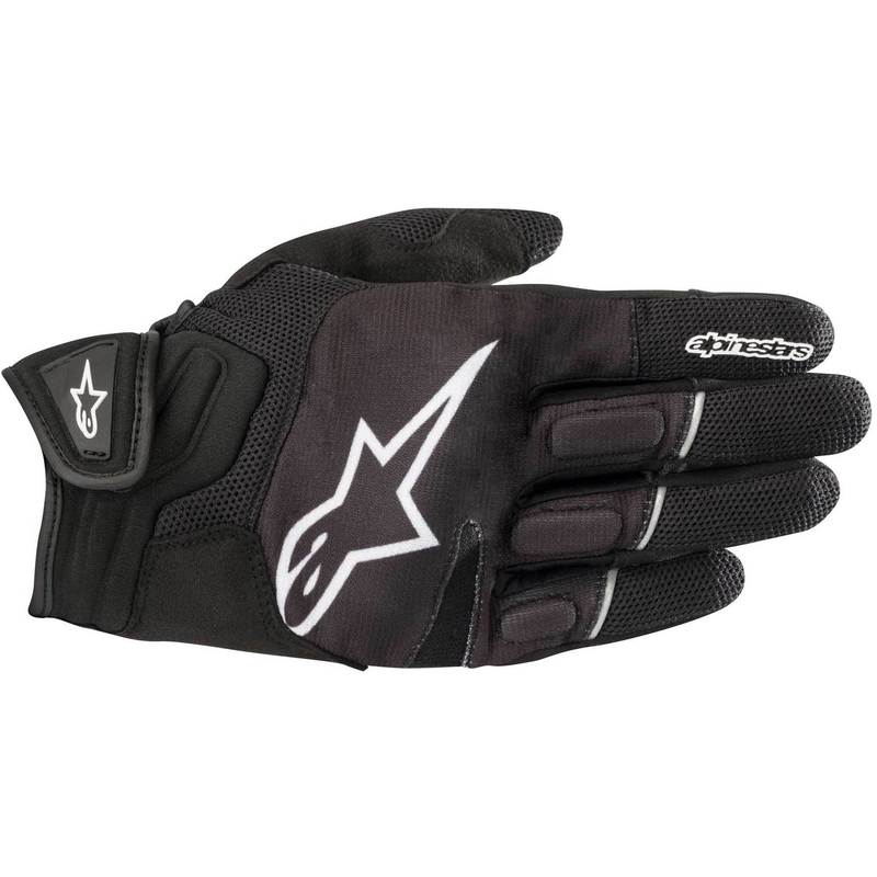 Gants moto Alpinestars Atom noir et blanc