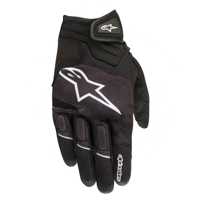 Gants moto Alpinestars Atom noir et blanc