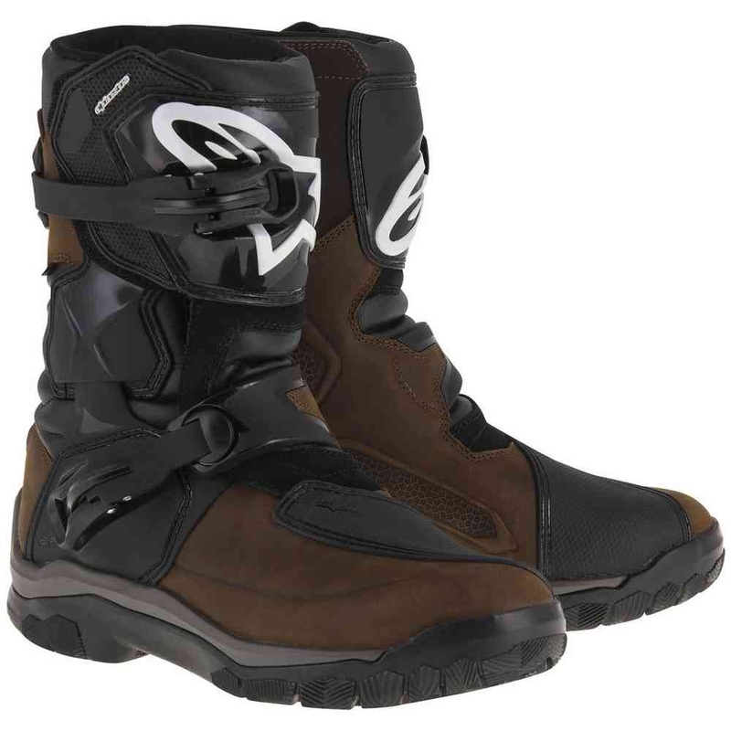 Bottes de moto Alpinestars Belize Oiled Drystar Brown