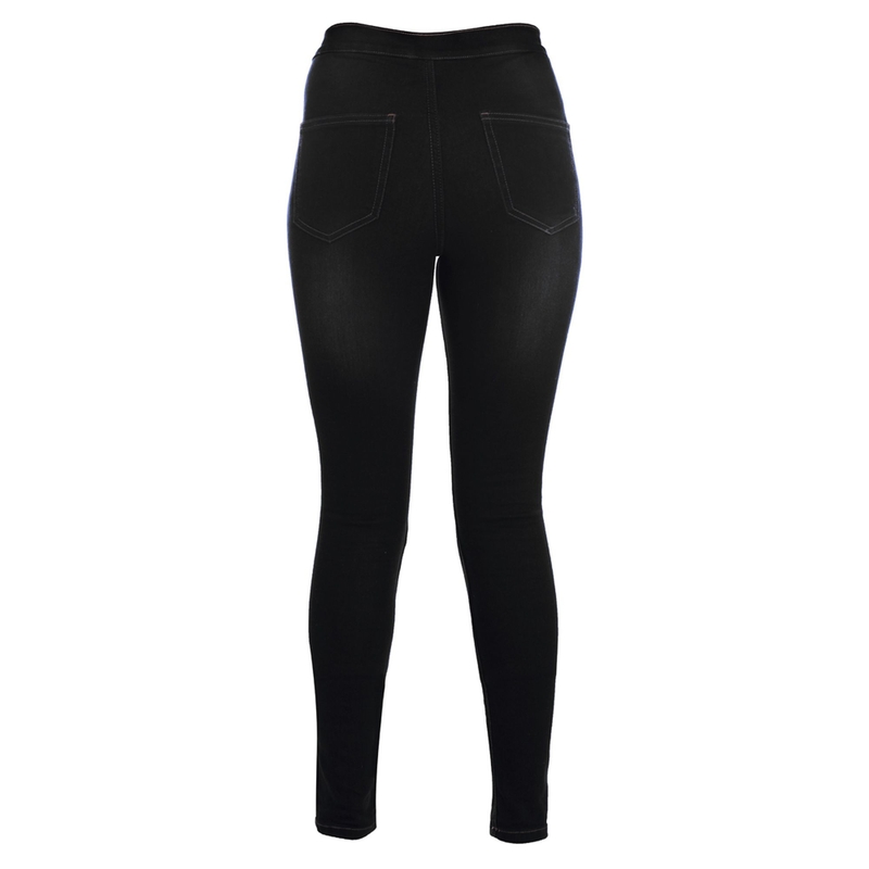 Jeggings Oxford pour femmes noir