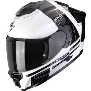 Casque moto intégral Scorpion EXO-1500 Air Dual blanc-noir-bleu