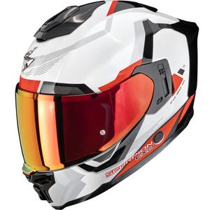 Casque moto intégral Scorpion EXO-1500 Air Arena blanc-rouge