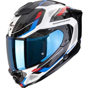 Casque moto intégral Scorpion EXO-1500 Air Sleek blanc-rouge-bleu