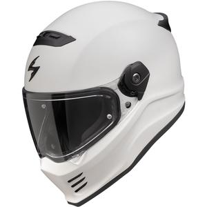 Casque moto intégral Scorpion Covert FX Solid gris clair mat