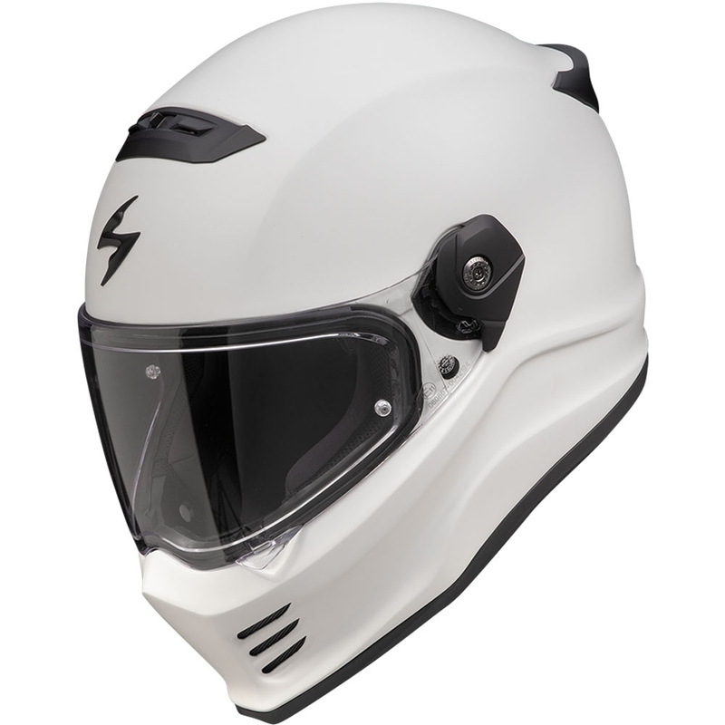 Casque moto intégral Scorpion Covert FX Solid gris clair mat