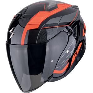 Casque moto ouvert Scorpion EXO-Z1 VUE noir-rouge