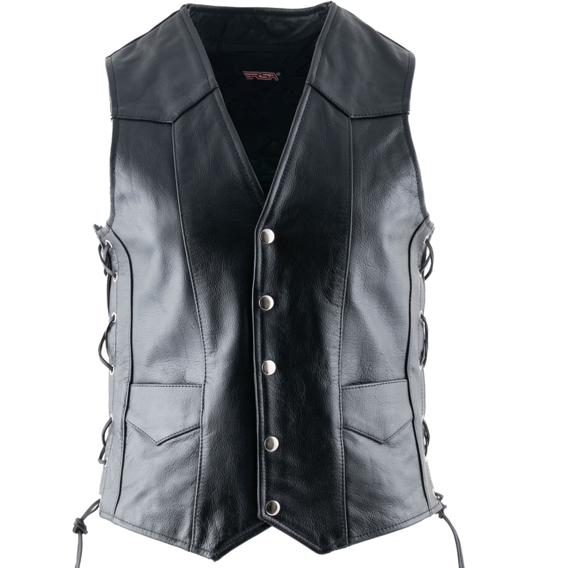 Gilet moto en cuir RSA Orel