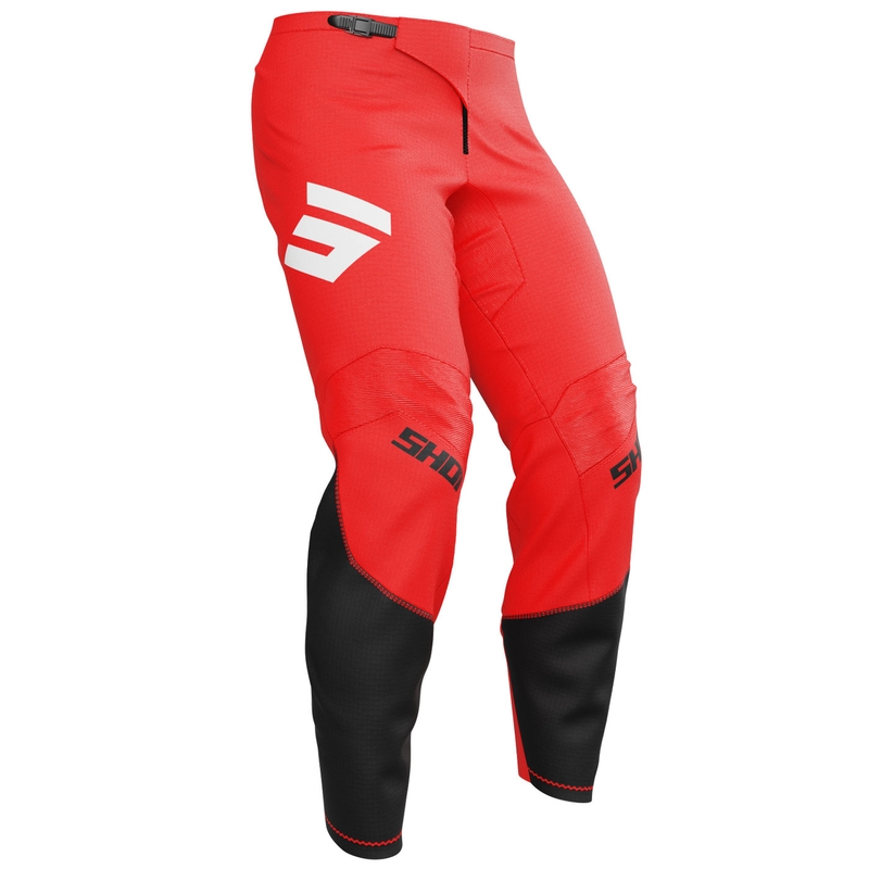 Pantalon de motocross rouge Shot Draw Private