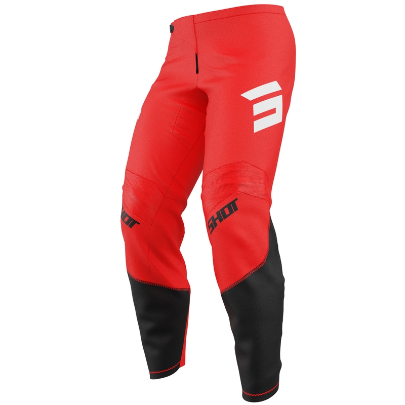 Pantalon de motocross rouge Shot Draw Private