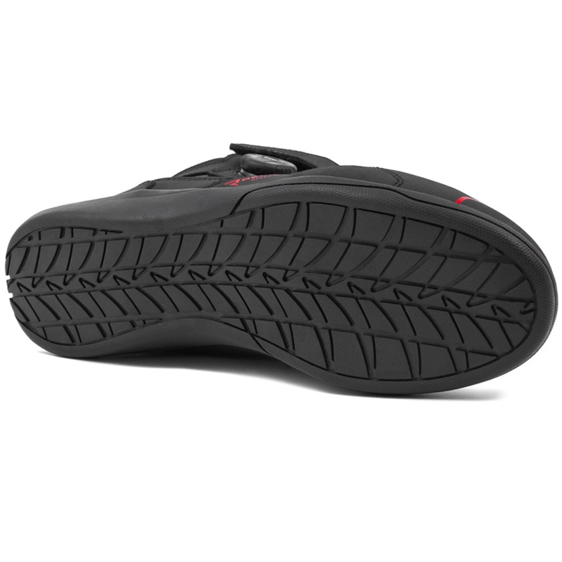 Bottes de moto Rebelhorn Spark II noires et rouges