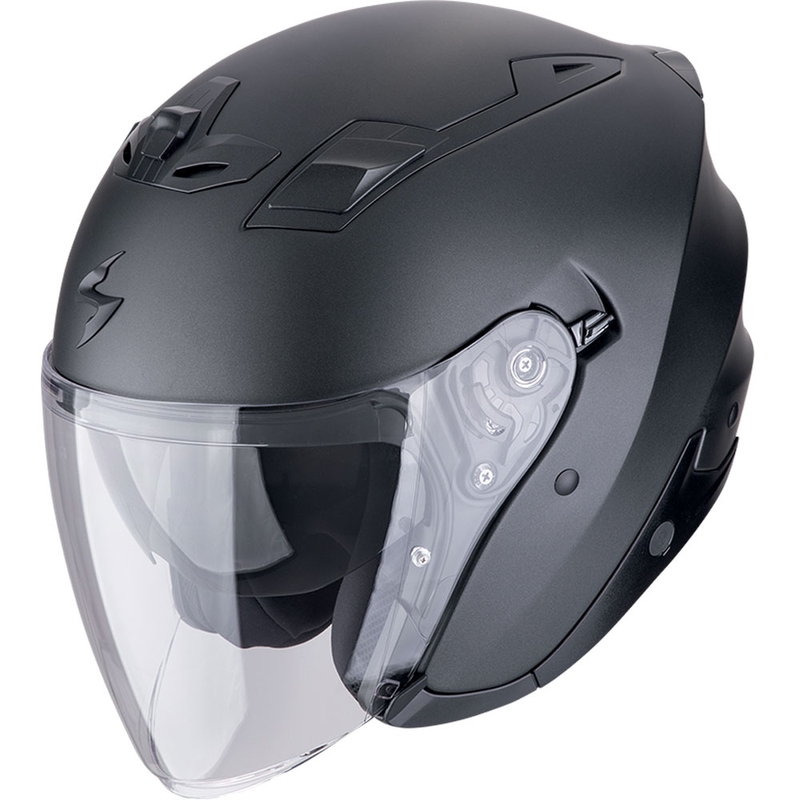 Casque moto ouvert Scorpion EXO-Z1 SOLID noir nacré mat