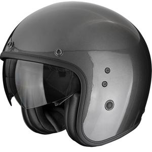 Casque moto ouvert Scorpion Belfast EVO Solid gris métallisé