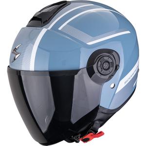 Casque moto jet Scorpion EXO-CITY II Cosmos bleu-argent