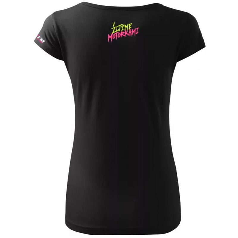 T-shirt MotoZem pour femme - We live motorcycling