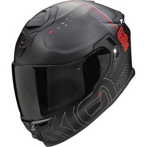 Casque moto intégral Scorpion EXO-GT SP AIR TECHLANE noir-gris-rouge