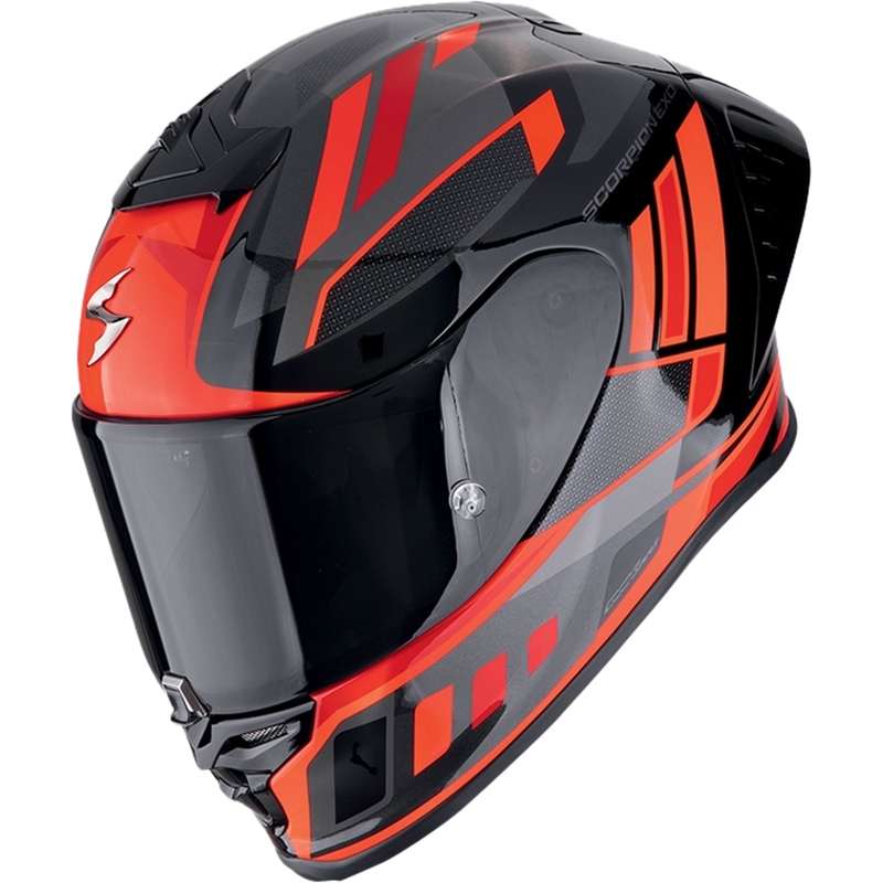 Casque moto intégral Scorpion EXO-R1 EVO II AIR VITAL noir-argent-rouge
