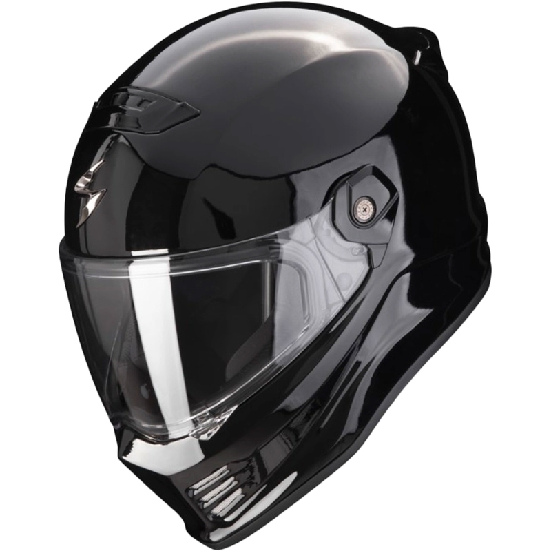 Casque intégral de moto SCORPION COVERT FX noir brillant