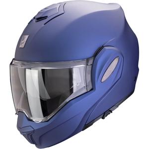 Casque à visière Scorpion EXO-TECH EVO PRO SOLID bleu métallique mat